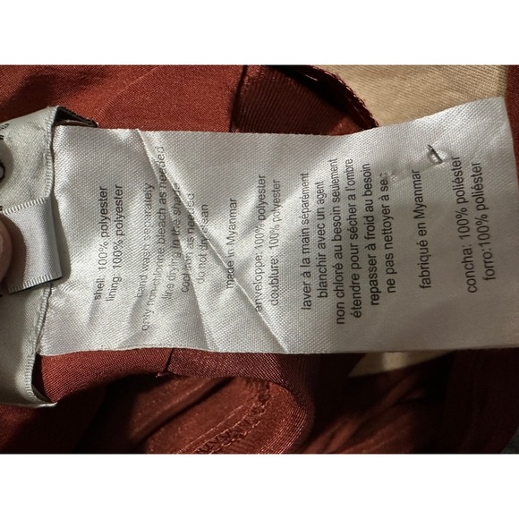 Chic Satin Rust Maxi Dress - Picture 9 of 10